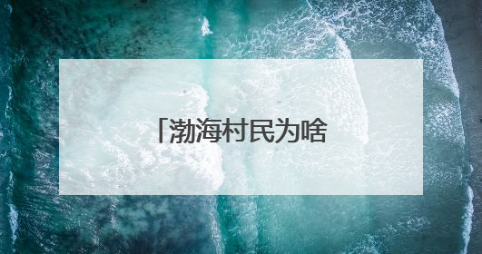 渤海村民为啥爱扫这个码？