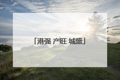 港强 产旺 城盛