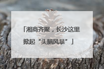 湘商齐聚，长沙这里掀起“头脑风暴”