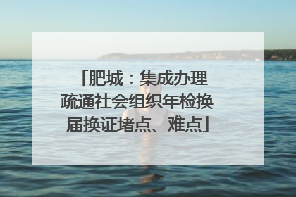 肥城：集成办理 疏通社会组织年检换届换证堵点、难点