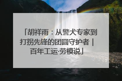 胡祥雨：从警犬专家到打拐先锋的团圆守护者｜百年工运·劳模说