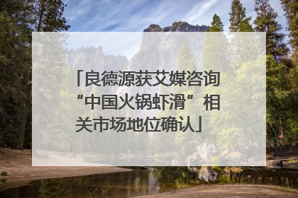 良德源获艾媒咨询“中国火锅虾滑”相关市场地位确认