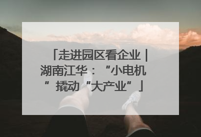 走进园区看企业｜湖南江华：“小电机”撬动“大产业”