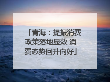 青海：提振消费政策落地显效 消费态势回升向好