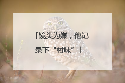 镜头为媒，他记录下“村味”