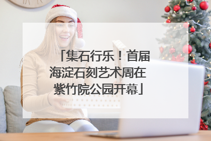 集石行乐！首届海淀石刻艺术周在紫竹院公园开幕